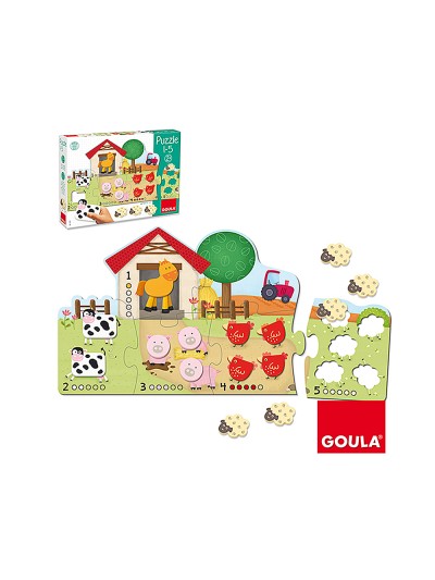 Puzle goula 1-5 21 piezas