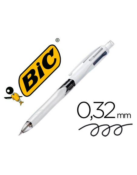 Boligrafo bic multifuncion azul/negro/rojo/portaminas 0,7 mm