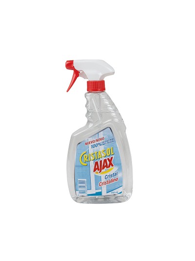 Limpiacristales liquido ajax cristalino con pistola pulverizadora 750 ml
