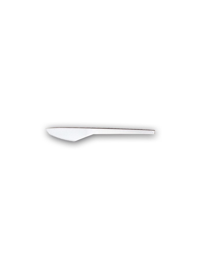 Cuchillo de plastico blanco paquete de 100 Cuchillo de plastico blanco paquete de 100