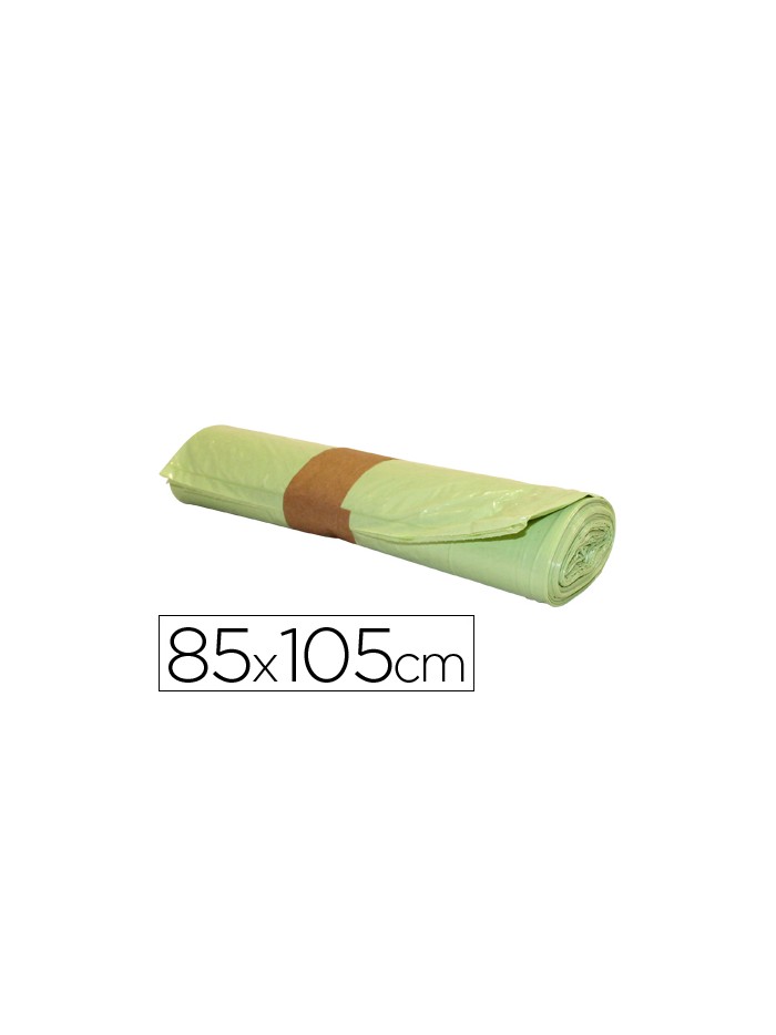 Bolsa basura industrial amarilla 85x105cm galga 110 rollo de 10 unidades Bolsa basura industrial amarilla 85x105cm galga 110 rollo de 10 unidades