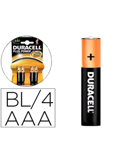 Pila duracell recargable aaa 750 mah blister de 4 unidades
