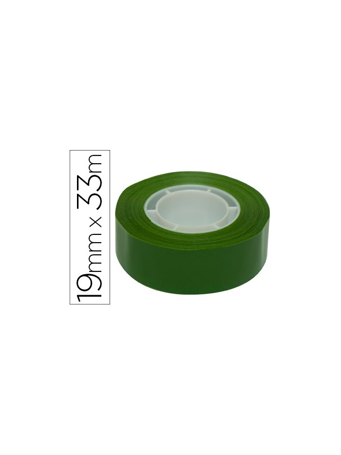 Cinta adhesiva apli 33 mt x 19 mm color verde Cinta adhesiva apli 33 mt x 19 mm color verde