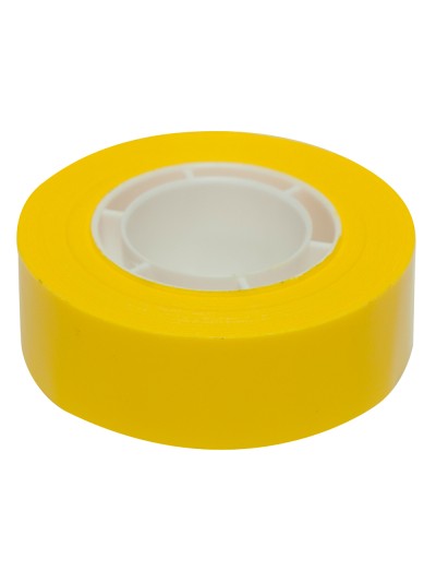 Cinta adhesiva apli 33 mt x 19 mm color amarillo