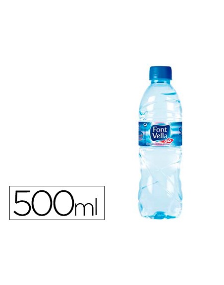 Agua mineral natural font vella sant hilari 500 ml