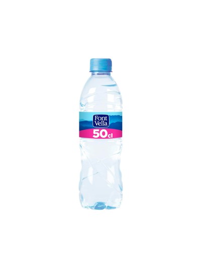 Agua mineral natural font vella sant hilari 500 ml