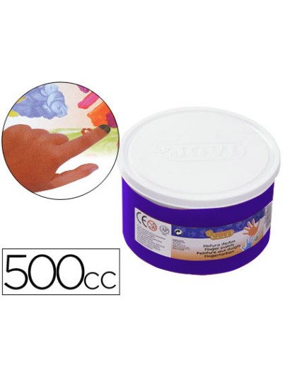 Pintura a dedos jovi 500 cc violeta