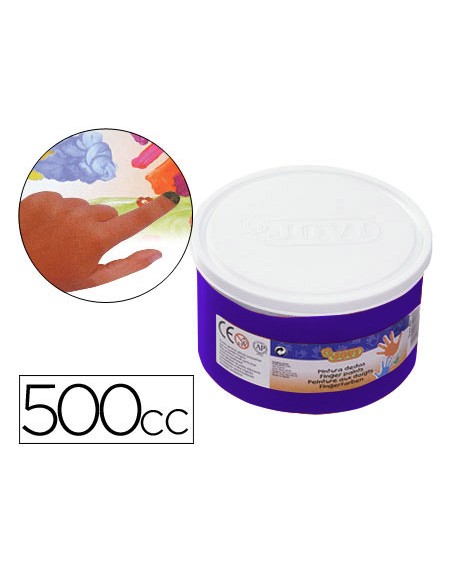 Pintura a dedos jovi 500 cc violeta