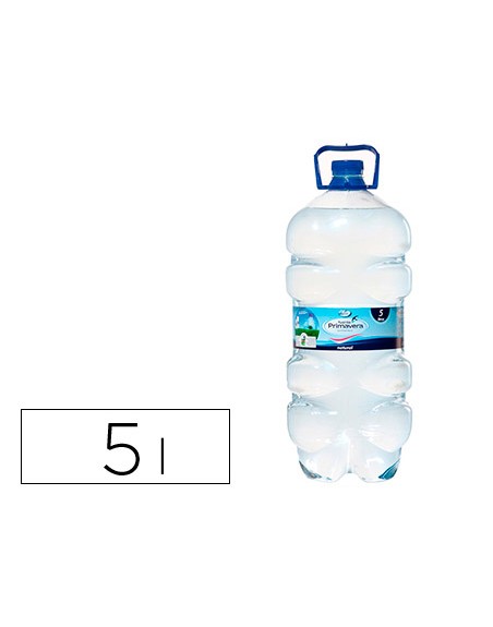 Agua mineral natural fuente primavera garrafa de 5 l