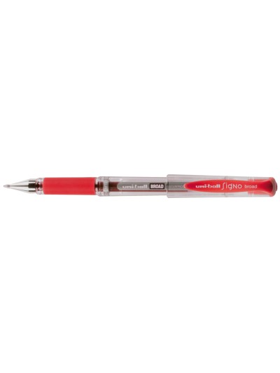 Boligrafo uni-ball um-153 signo broad rojo 1 mm tinta gel