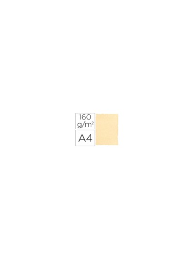 Papel pergamino din a4 160 gr color pergamino crema paquete de 25 hojas