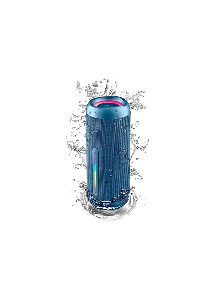 Altavoz ngs roller furia 3 portatil 60w bluetooth luces rgb e impermeabilidad ipx7 color azul Altavoz ngs roller furia 3 portatil 60w bluetooth luces rgb e impermeabilidad ipx7 color azul