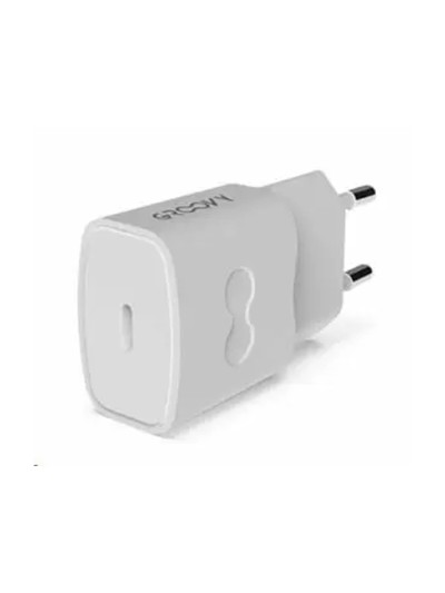 Cargador de pared groovy 1 usb-c 2.4a color blanco