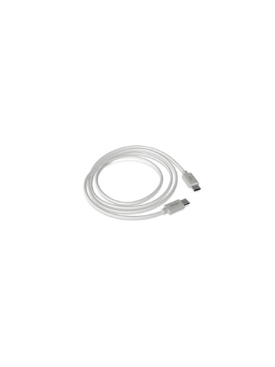 Cable groovy usb-c a apple lightning longitud 1 mt color blanco