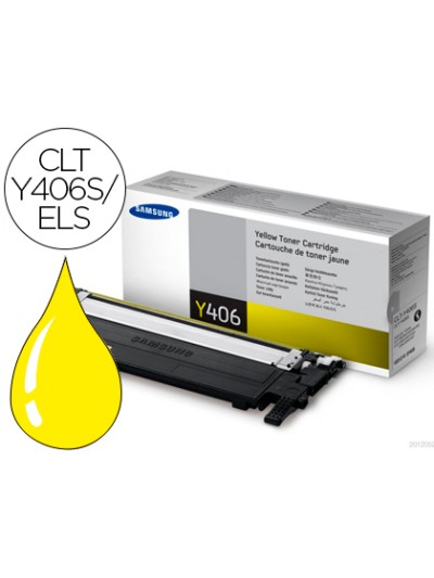 Toner samsung clp360/365 clx3300/3305 amarillo 1.000 pag
