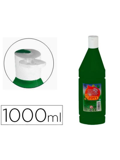 Tempera liquida jovi escolar 1000 ml verde oscuro