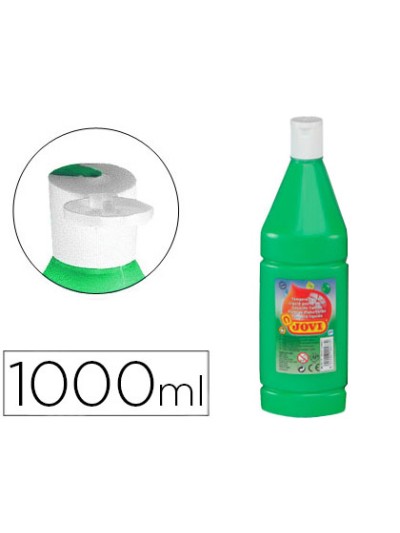 Tempera liquida jovi escolar 1000 ml verde medio