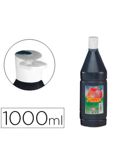 Tempera liquida jovi escolar 1000 ml negro