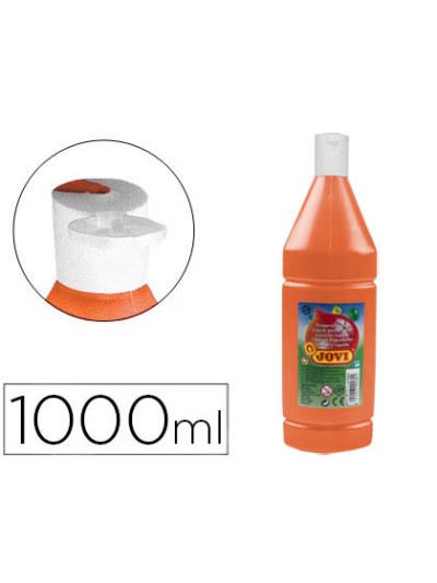 Tempera liquida jovi escolar 1000 ml naranja