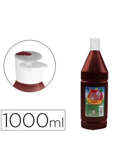 Tempera liquida jovi escolar 1000 ml marron