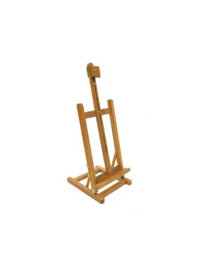 Caballete pintor artist estudio madera sobremesa 28x32x74 cm