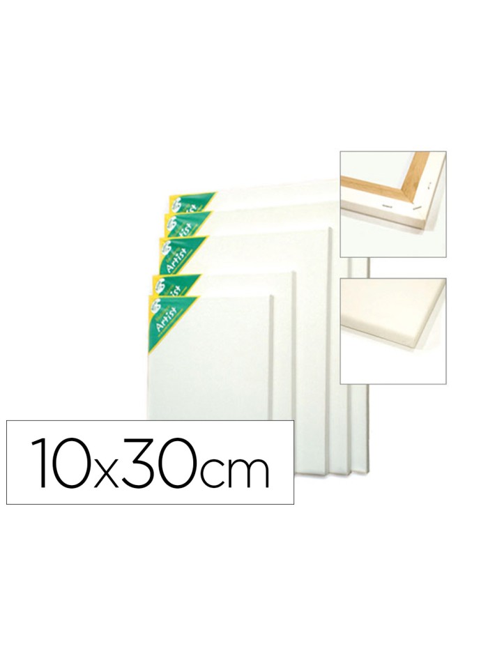 Bastidor artist lienzo grapado trasero algodon 100% 10x30 cm Bastidor artist lienzo grapado trasero algodon 100% 10x30 cm