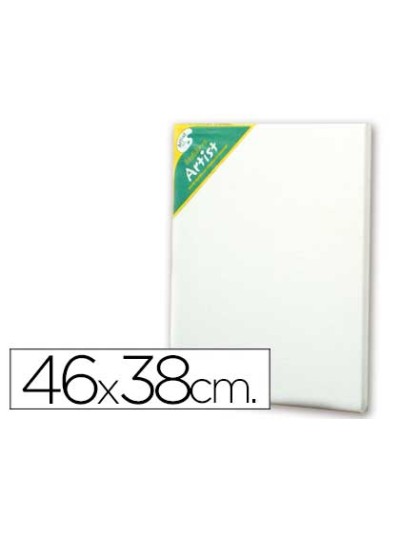 Bastidor artist 8f lienzo grapado trasero algodon 100% 46x38 cm