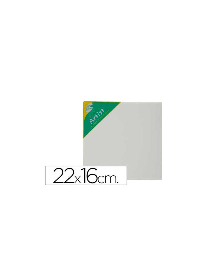 Bastidor artist 1f lienzo grapado trasero algodon 100% 22x16 cm Bastidor artist 1f lienzo grapado trasero algodon 100% 22x16 cm