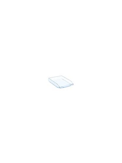 Bandeja sobremesa cep confort plastico transparente celeste 370x270x61 mm