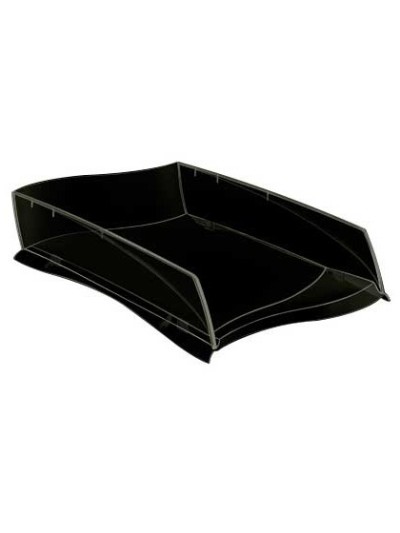 Bandeja sobremesa cep ellypse greenspirit plastico negra 380x275x82 mm