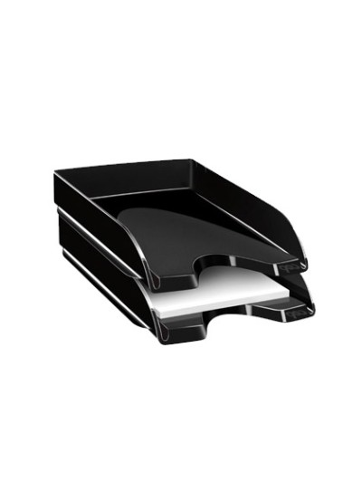 Bandeja sobremesa cep plastico negra 348x257x66 mm