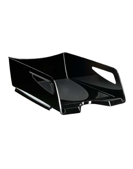 Bandeja sobremesa cep maxi de gran capacidad plastico negro 386x270x115 mm