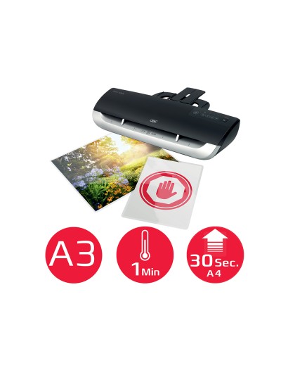 Plastificadora gbc fusion 3000l din a3 apagado automatico 2 rodillos hasta 125 mc