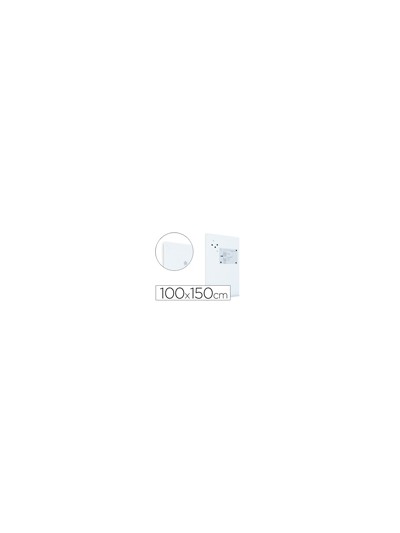 Pizarra rocada magnetica blanca con sistema ski whiteboard 100x150 cm