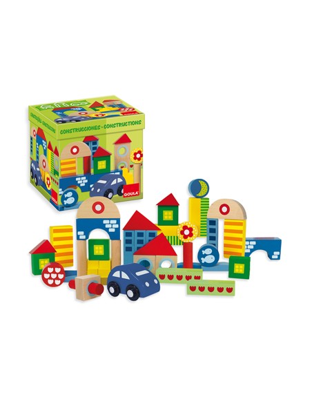 Juego diset didactico pack 41 piezas arquitecturas
