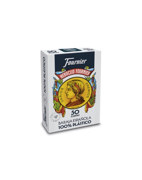 Baraja fournier española 100% plastico 50 cartas