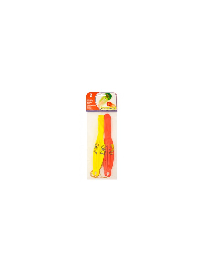 Globo 100% latex biodegradable punch ball bolsa de 2 unidades Globo 100% latex biodegradable punch ball bolsa de 2 unidades