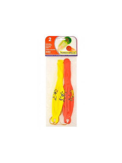 Globo 100% latex biodegradable punch ball bolsa de 2 unidades