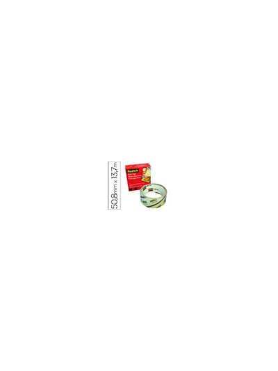 Cinta adhesiva scotch 845 book tape 13,7 mt x 50,8 mm