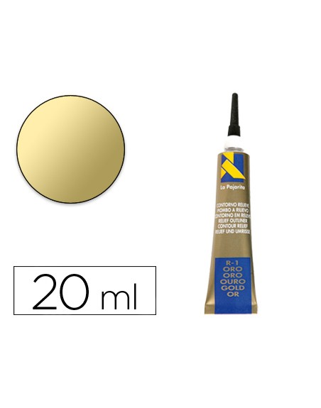 Contorno relieve la pajarita oro r-1 tubo 20 ml