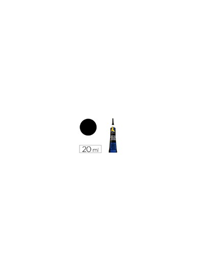 Contorno relieve la pajarita negro r-3 tubo 20 ml