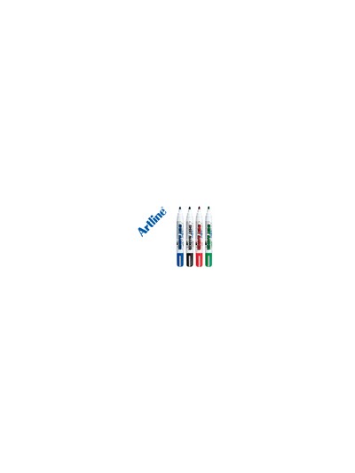 Rotulador artline camiseta ekt-2 negro rojo azul y verde punta redonda 2 mm para uso en camiseta caja de 4 unidades