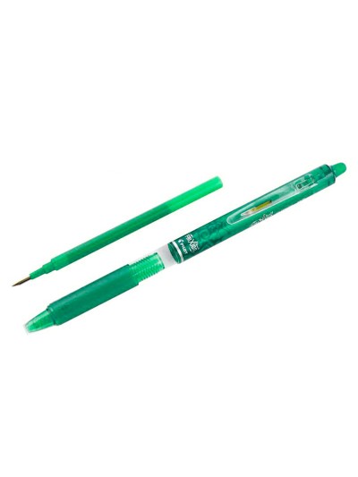 Boligrafo pilot frixion clicker borrable 0,7 mm color verde