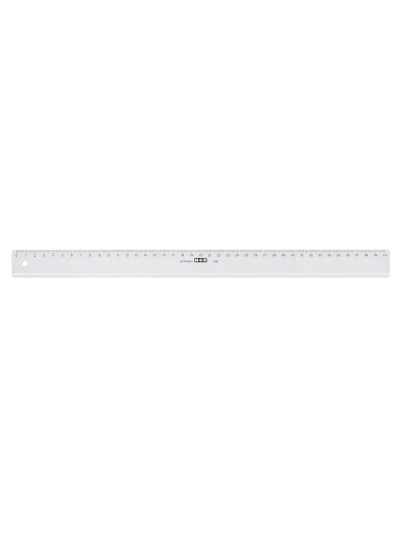 Regla m+r 40 cm plastico transparente