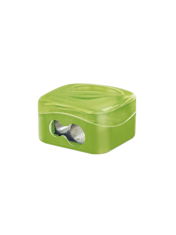 Sacapuntas m+r metalico 2 usos con deposito colores surtidos Sacapuntas m+r metalico 2 usos con deposito colores surtidos