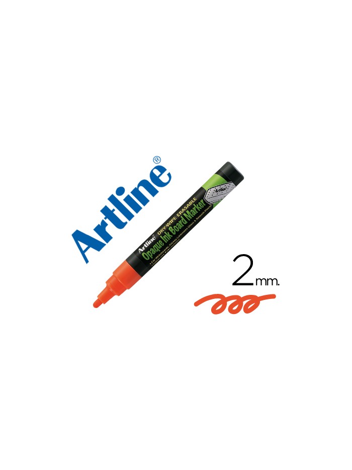 Rotulador artline pizarra verde negra epw-4 na color naranja bolsa de 4 unidades Rotulador artline pizarra verde negra epw-4 na color naranja bolsa de 4 unidades