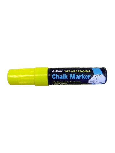 Rotulador artline pizarra verde negra epw-12 mm color amarillo