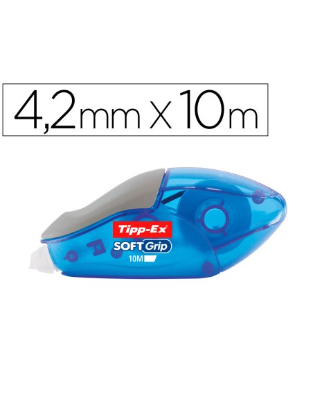 Corrector tipp-ex cinta soft grip 4,2 mm x 10 mt