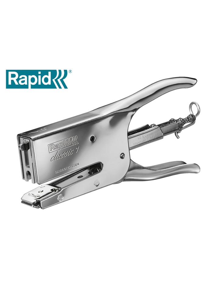 Grapadora rapid de tenaza k1 capacidad 50 hojas usa grapas 22/6 24/6 y 24/8 Grapadora rapid de tenaza k1 capacidad 50 hojas usa grapas 22/6 24/6 y 24/8
