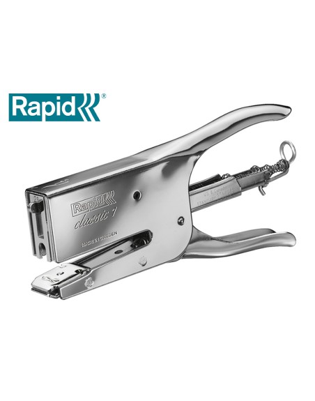 Grapadora rapid de tenaza k1 capacidad 50 hojas usa grapas 22/6 24/6 y 24/8
